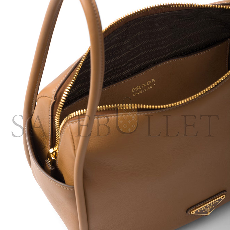 Pra*a darling leather handbag 1ba451 (25*18*10.5cm)